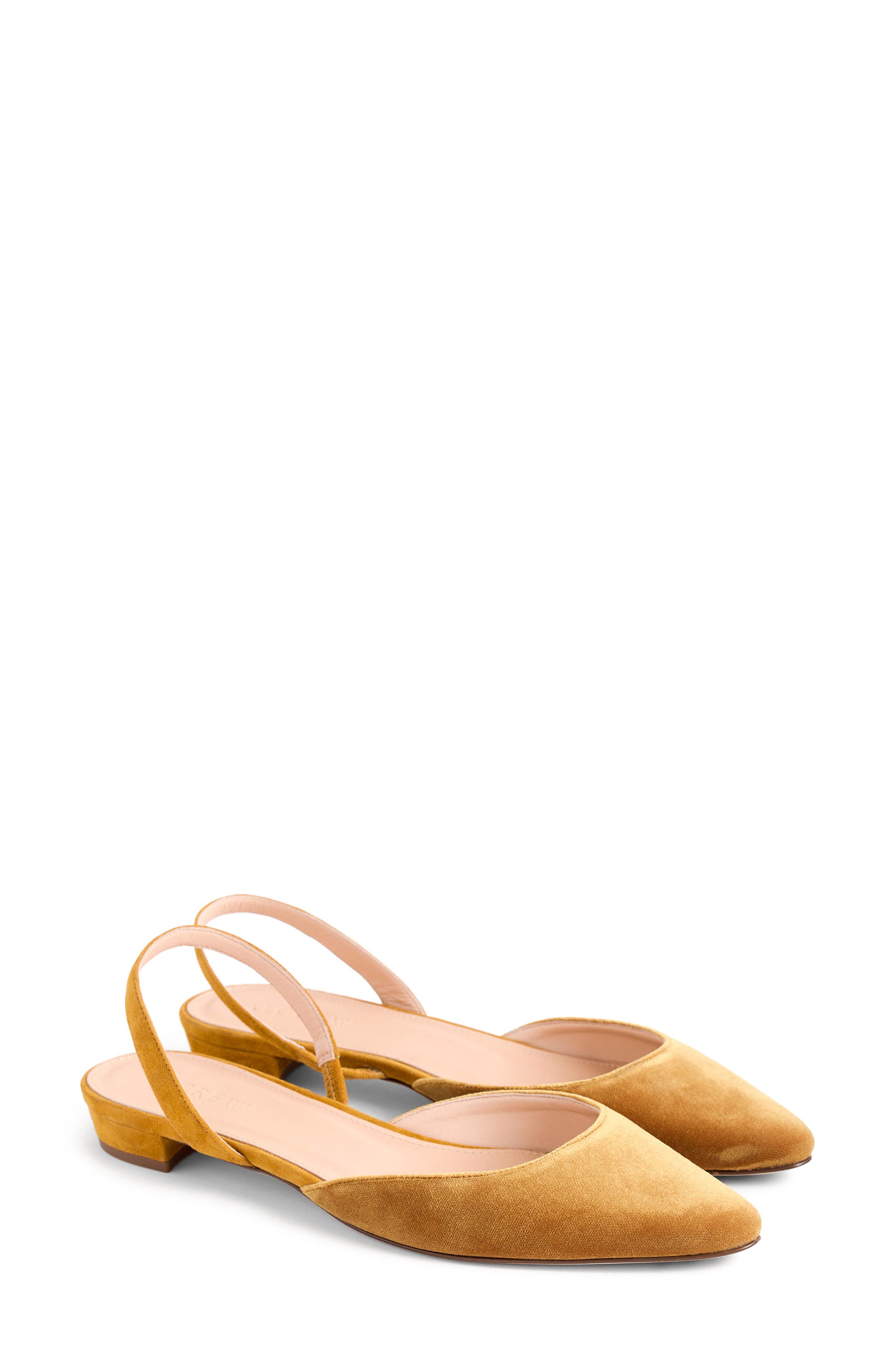 j crew slingback flats