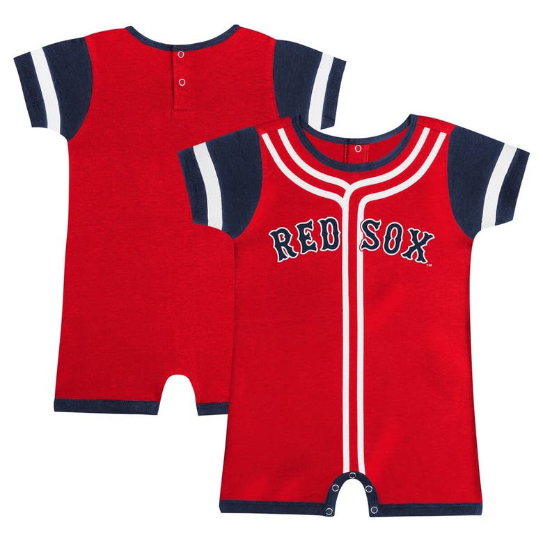Outerstuff Babies' Infant Fanatics Branded Red Boston Red Sox Fast Pitch Romper