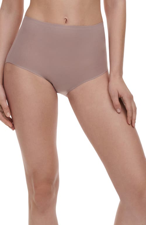 Shop Chantelle Lingerie Soft Stretch High Waist Briefs In Burned Pink