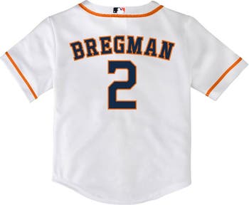 Men's Nike Alex Bregman White Houston Astros Home Replica Player Name Jersey