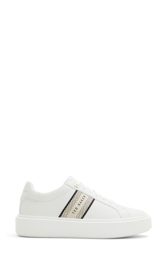 Shop Ted Baker Lornie Platform Sneaker In Gold