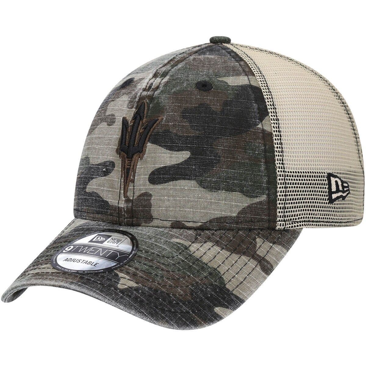 new era camo snapback hat