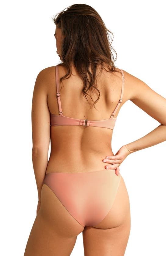 Dippin Daisys Zen Knotted Triangle Bikini Top In Powder Pink