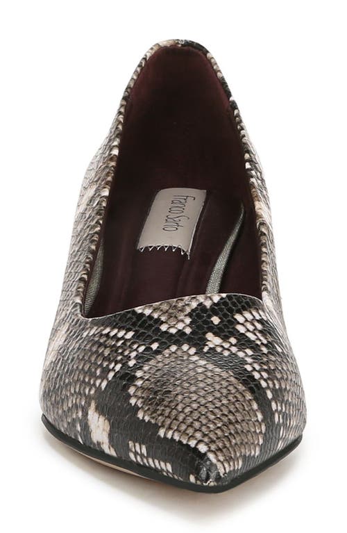 Franco Sarto Women's Racer Pointed Toe Block Heel Pumps In Grey