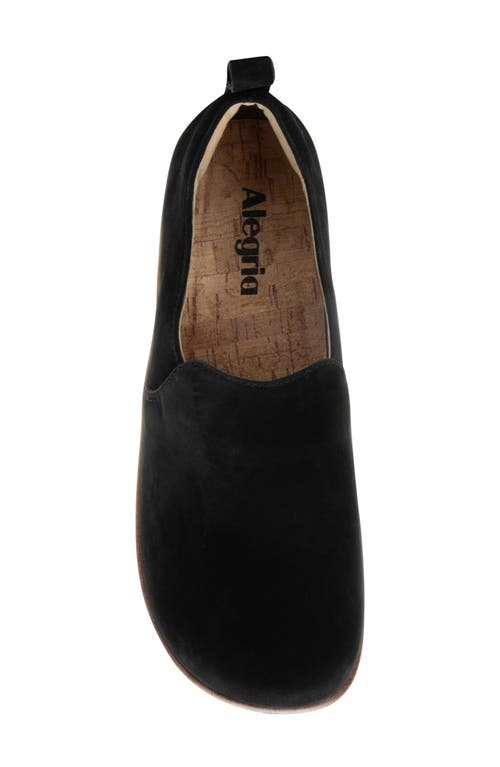 Shop Alegria By Pg Lite Orygin Tulip Slip-on Shoe In Black Truffle