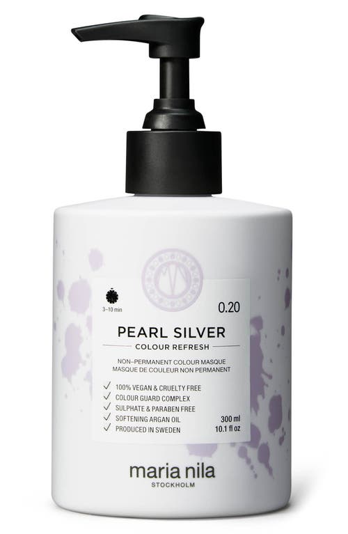 Shop Maria Nila Colour Refresh Hair Mask In Pearl Silver