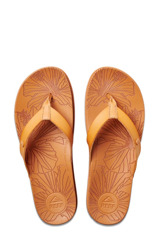 Reef Cushion Porto Cruz Flip Flop In Natural