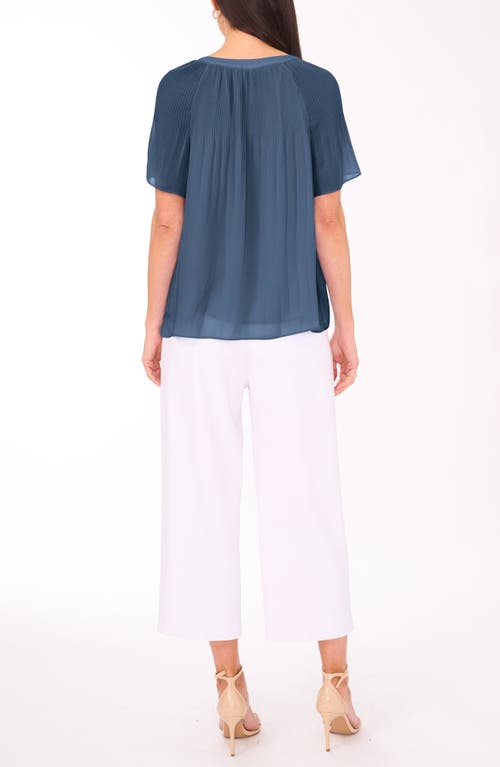 Shop Halogenr Halogen(r) Release Pleat Blouse In Swift Seas Blue