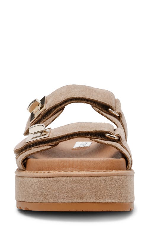 STEVE MADDEN STEVE MADDEN BIGSCHMONA PLATFORM SLIDE SANDAL 