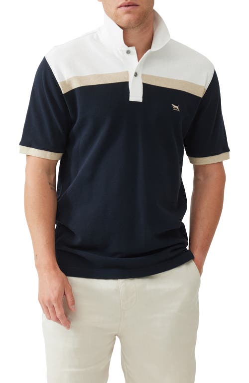 Rodd & Gunn Whitby Color Block Regular Fit Polo Shirt In Neutral