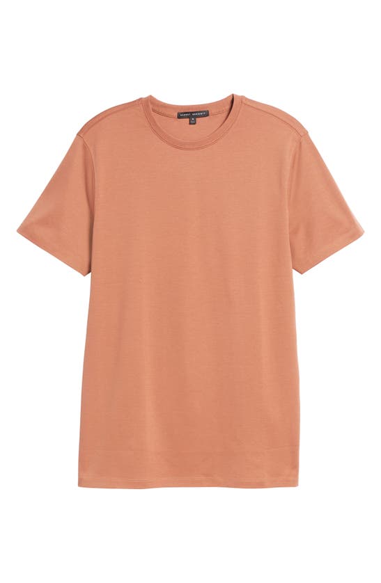 Robert Barakett Georgia Crewneck T-shirt In Orange Leaf
