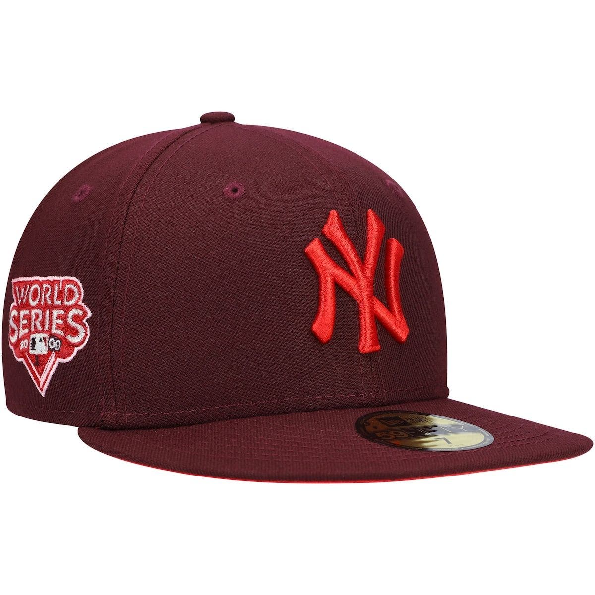 Major League Baseball Official New York Yankees Shoulder Bag Burgundy NY Fashion 