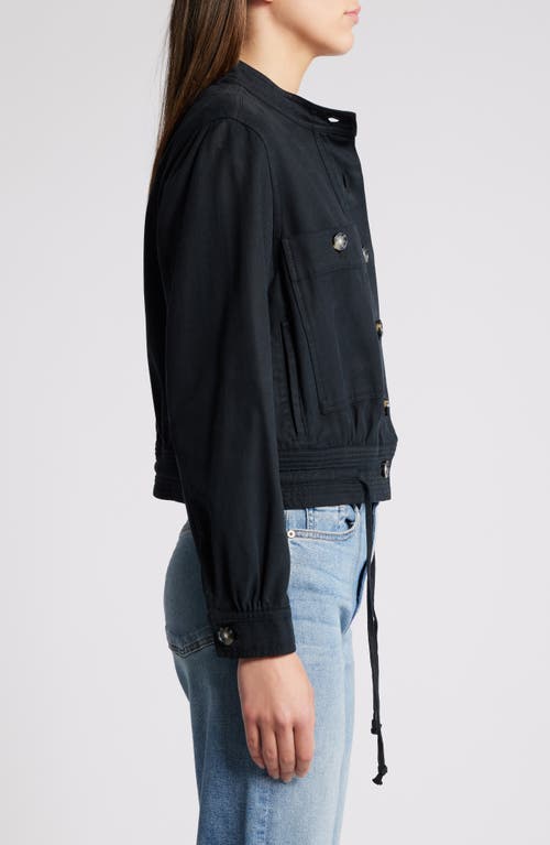 Shop Rails Alma Cotton Blend Jacket In Black