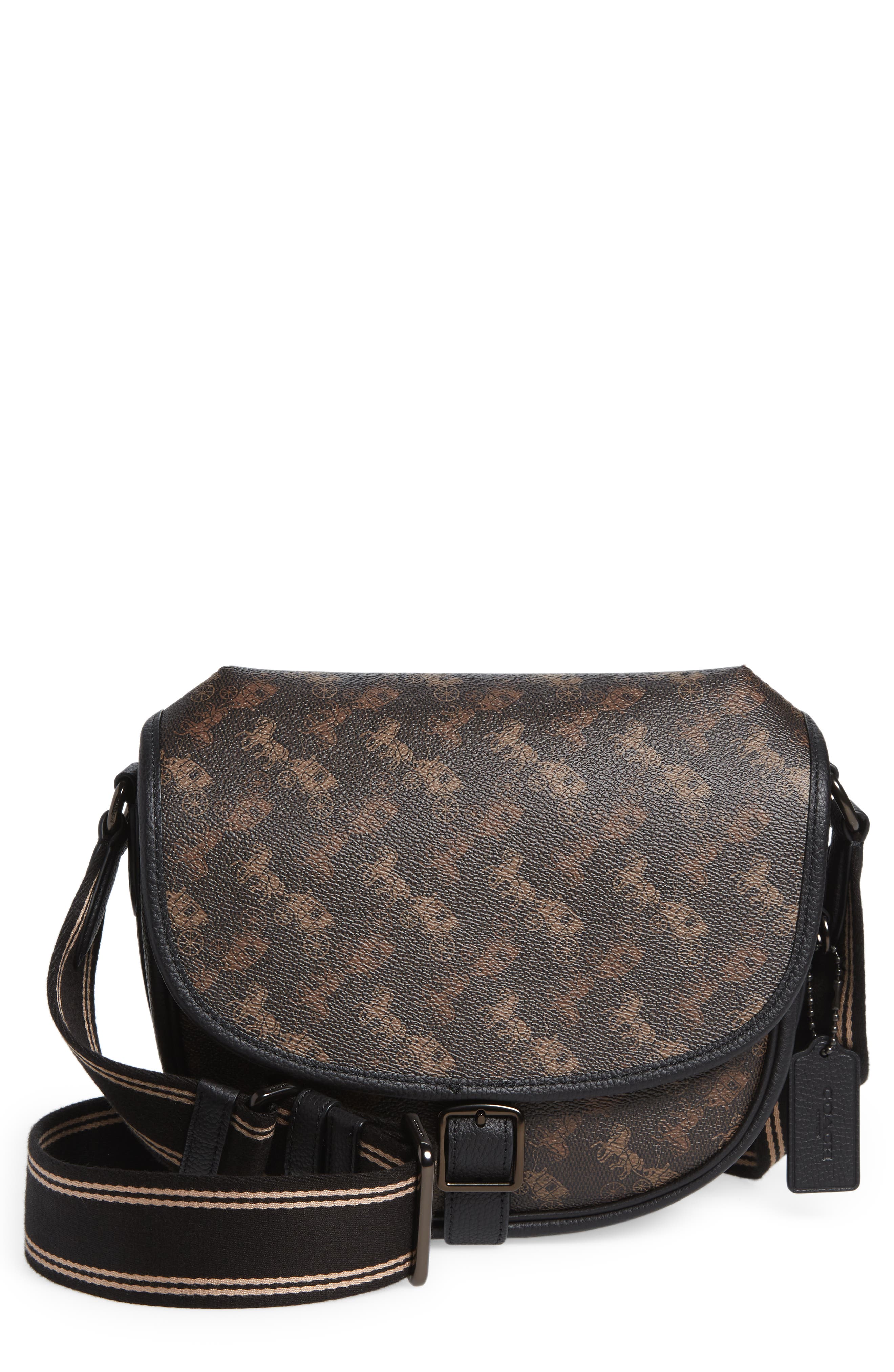 league flap backpack in signature jacquard