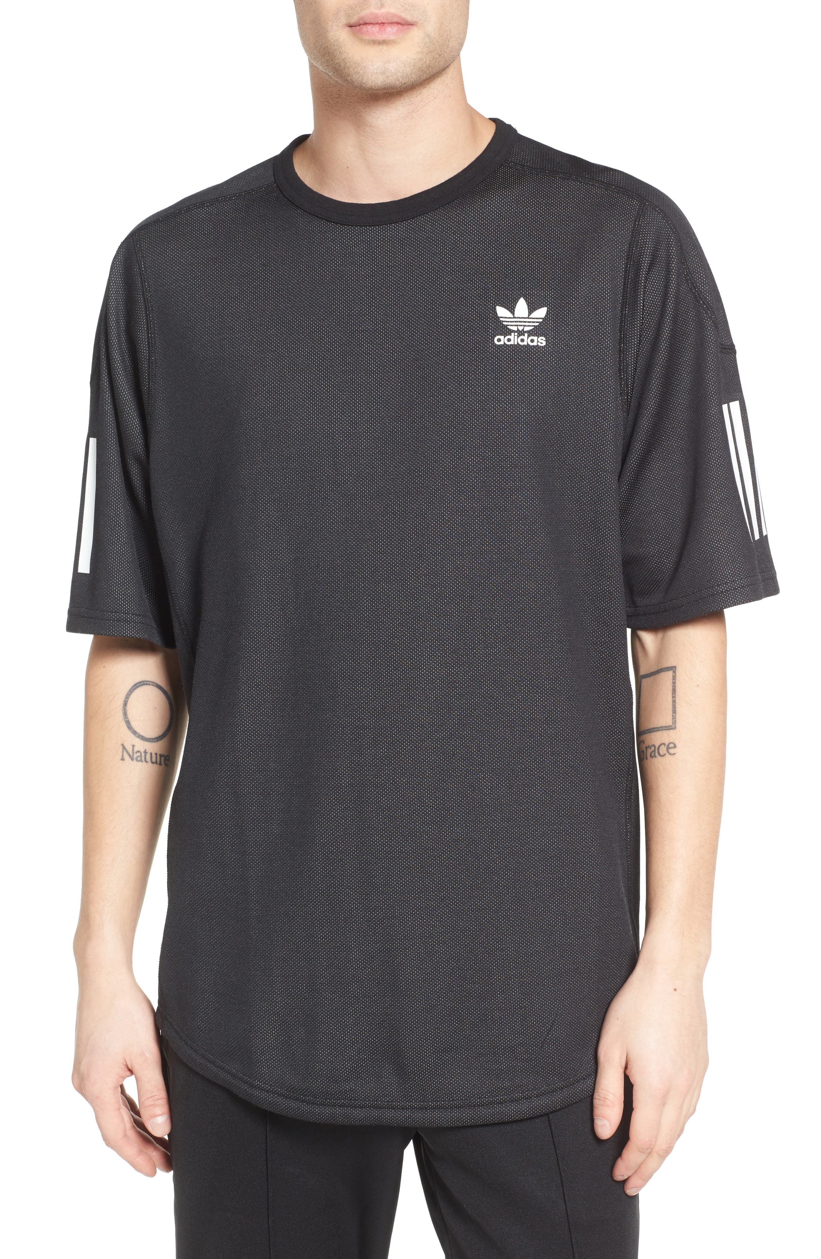 adidas mesh t shirt