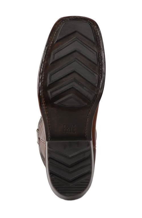 Frye Nash Deco Western Boot In Caramel