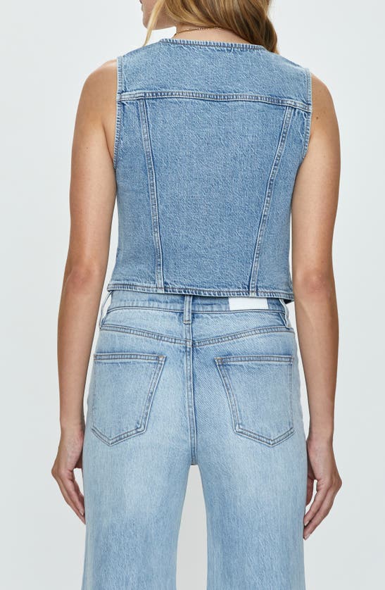 Shop Pistola Sydney Denim Vest In Provence