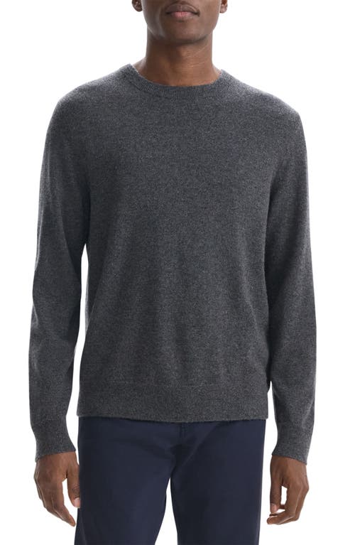 Shop Theory Hilles Cashmere Sweater In Grey Heather