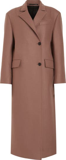 James Wool Blend Maxi Length Coat