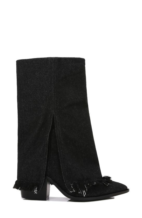 Berness Laura Frayed Boot In Black