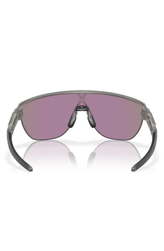 Shop Oakley 42mm Corridor Rectangle Shield Sunglasses In Grey Metal