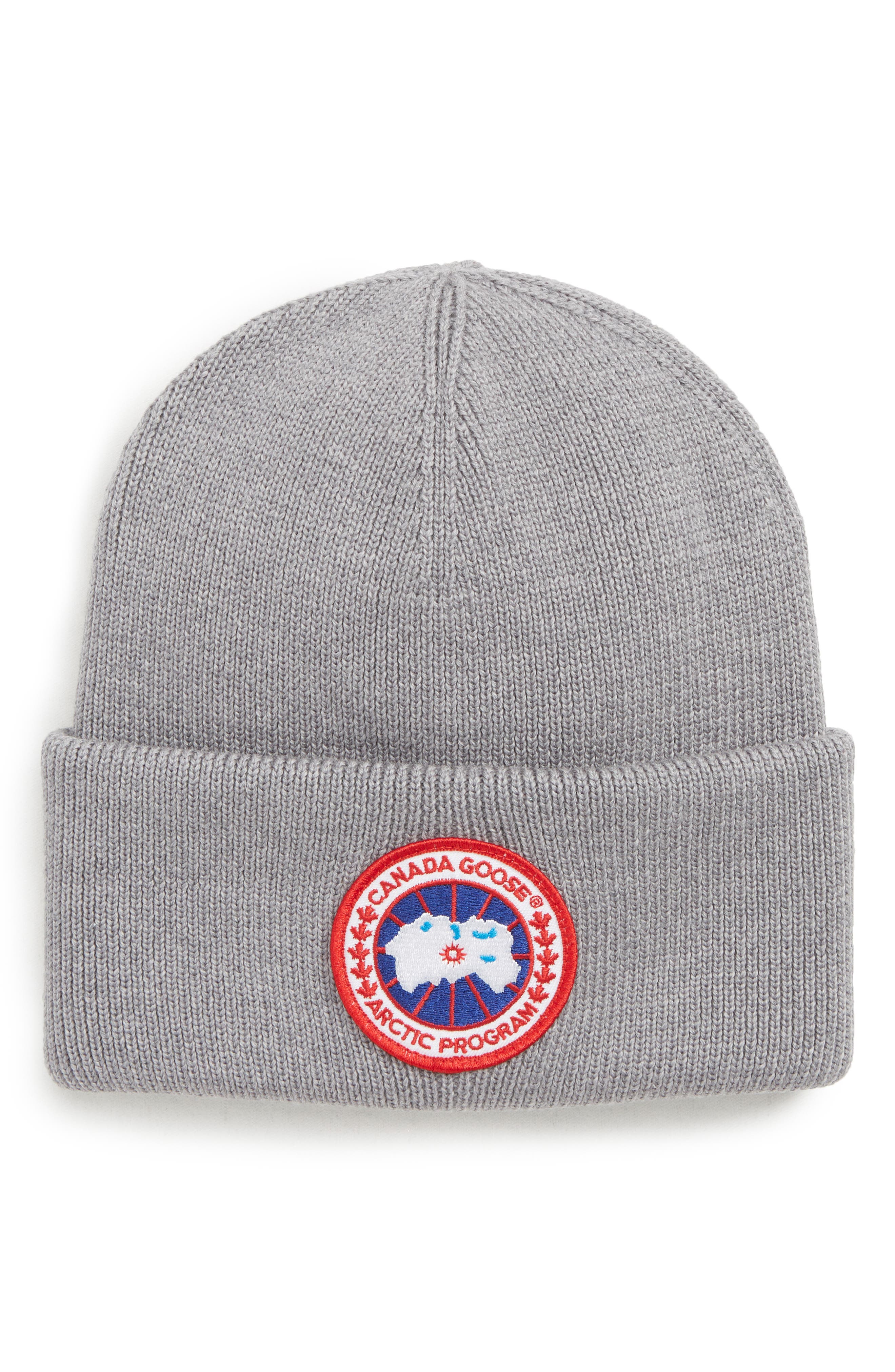 Red Save 60% Canada Goose Wool Arctic Beanie Cap in Pink Mens Hats Canada Goose Hats for Men 