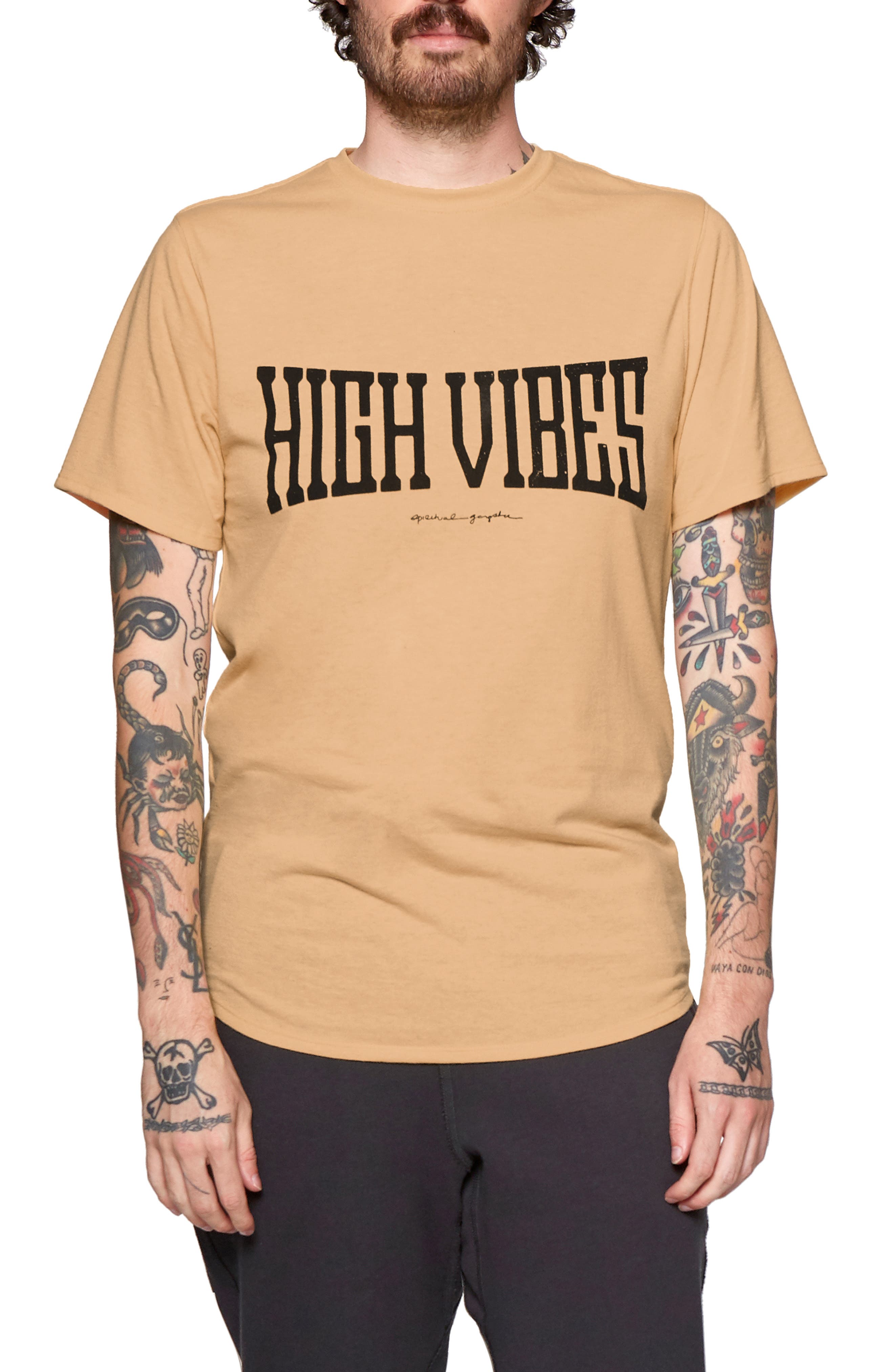spiritual gangster shirt mens