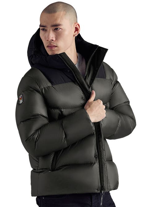 Triple F.a.t. Goose Puffer Down Jacket In Olive