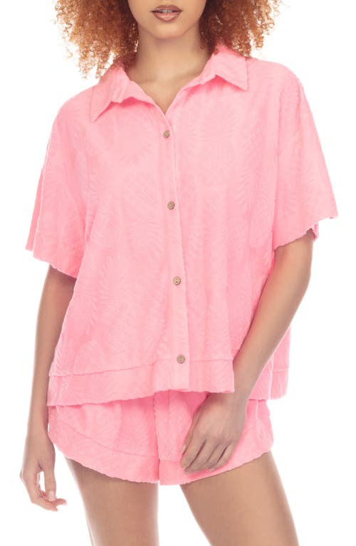 Shop Honeydew Intimates Honeydew Easy Does It French Terry Short Pajamas In Sundown Pineapples