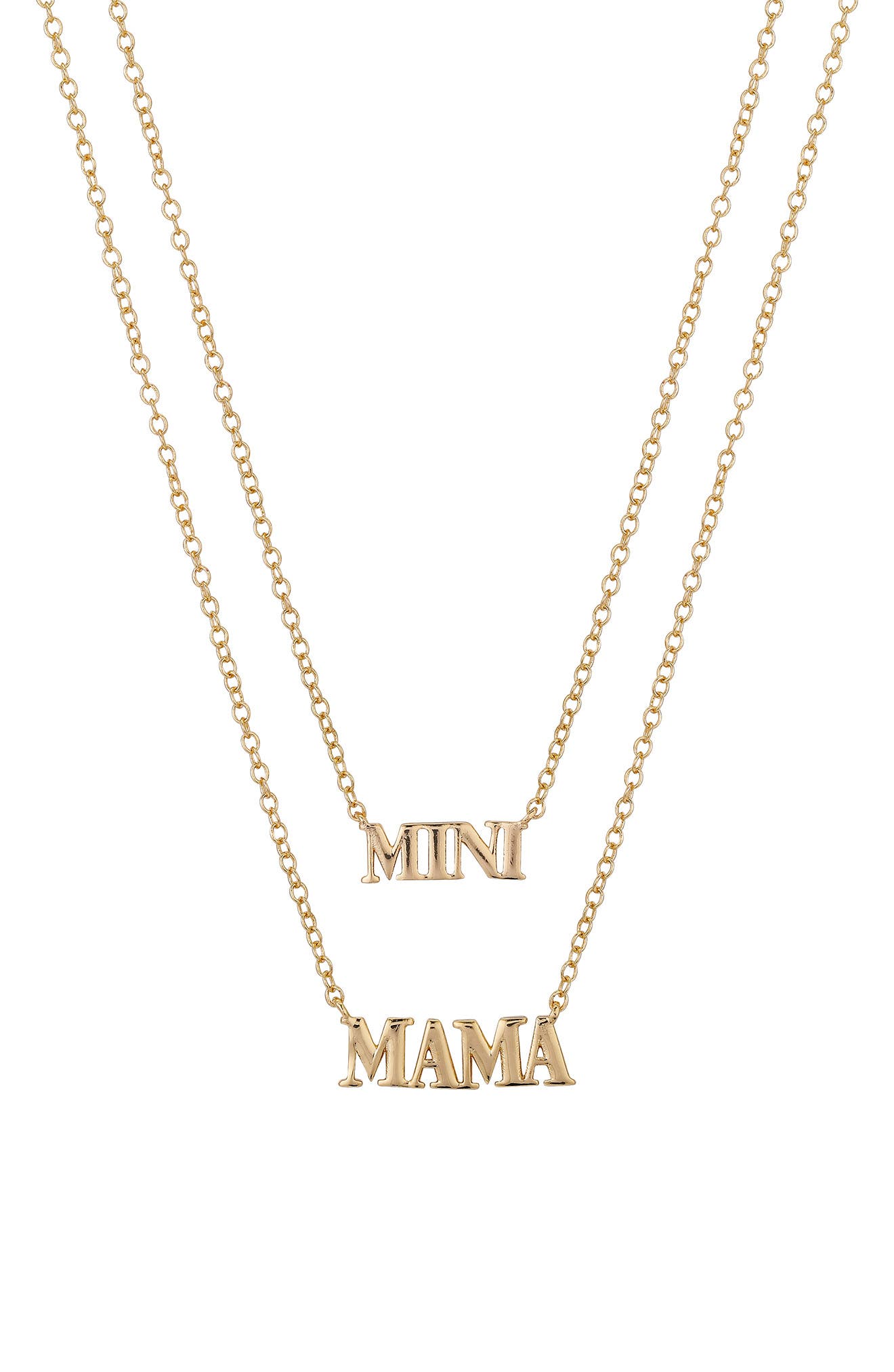 Mama' Pendant Necklace Set 