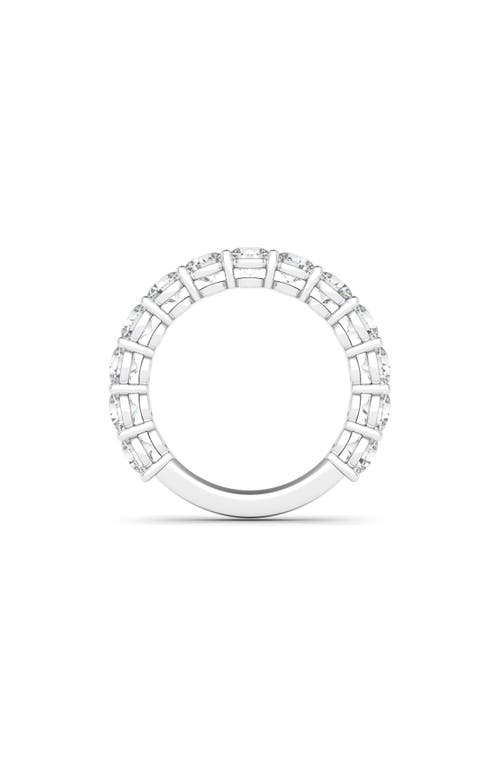 Hautecarat Lab Created Diamond Eternity Ring In White Gold