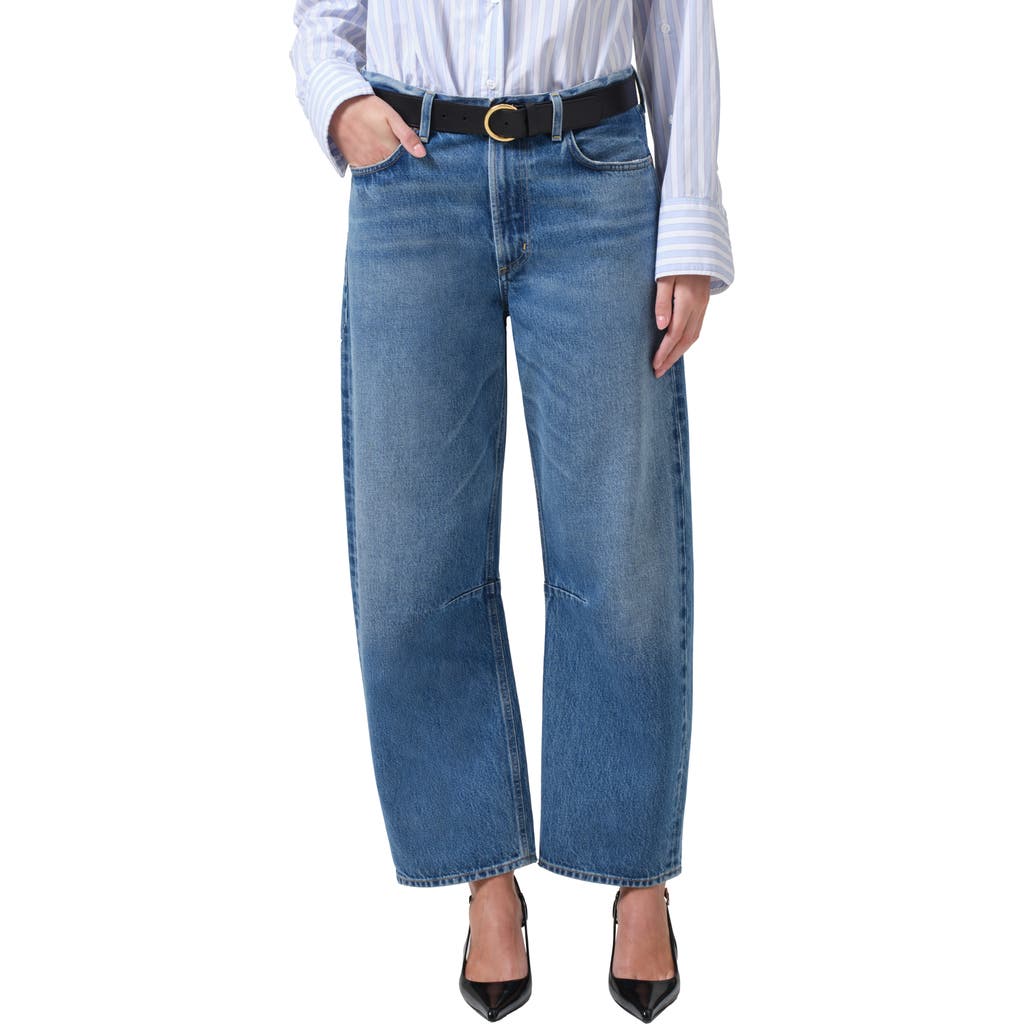 Citizens Of Humanity Miro High Waist Barrel Jeans In Pacifica
