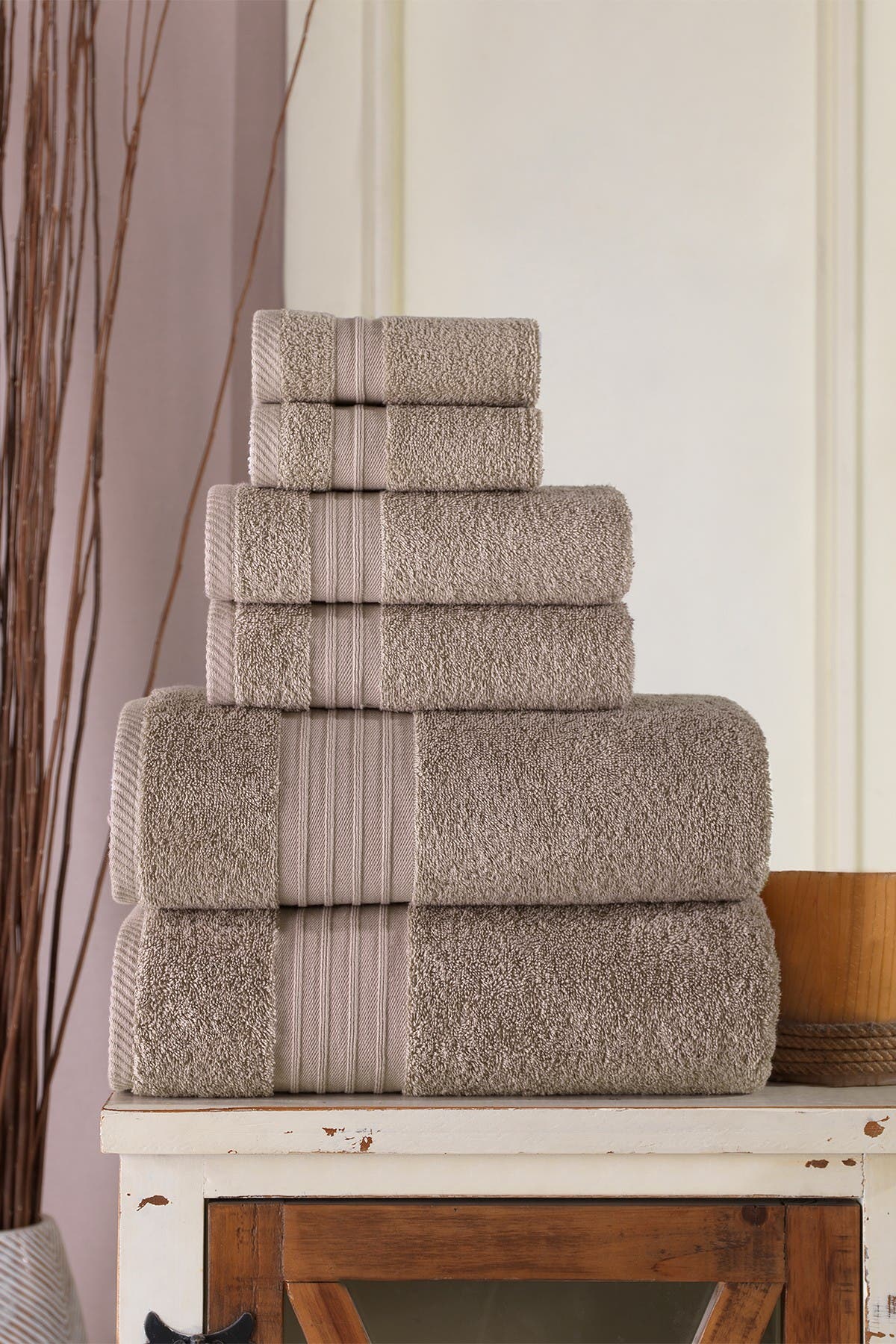 ENCHANTE HOME Luna Turkish Towel 6Piece Set Nordstromrack