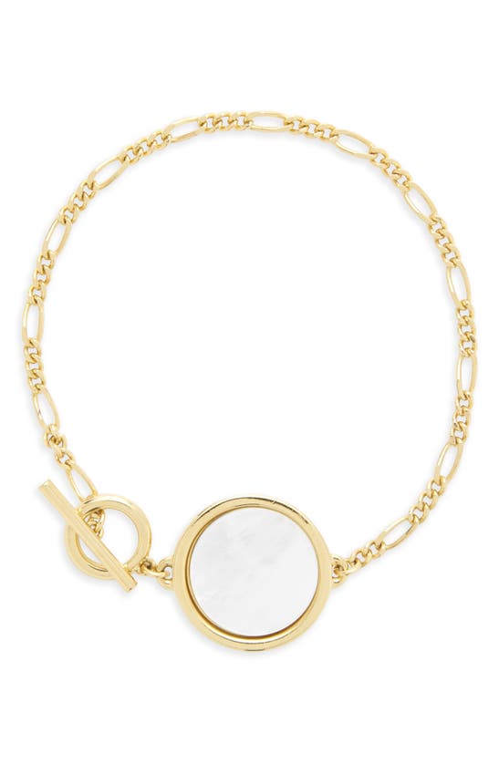 BROOK & YORK LAYLA MOTHER OF PEARL PENDANT BRACELET,BYB1137G