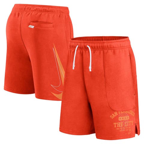 Orange Athletic Shorts for Men