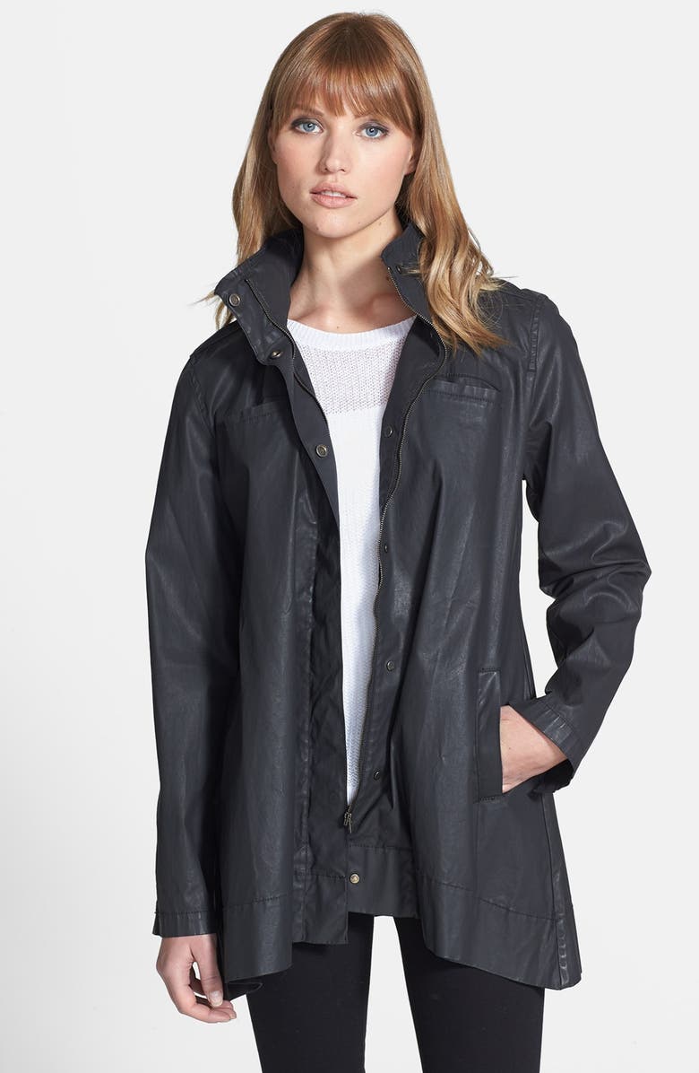 Eileen Fisher A-Line Jacket with Stowaway Hood | Nordstrom