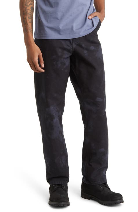 Jenkins distressed cotton canvas pants in grey - RRL