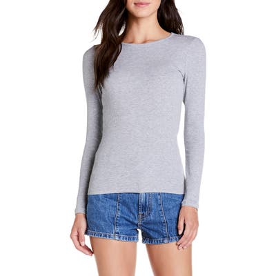 Michael Stars Ultra Rib Tee, Grey