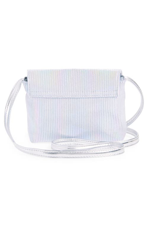 Shop Capelli New York Kids' Holographic Shoulder Bag In Lilac