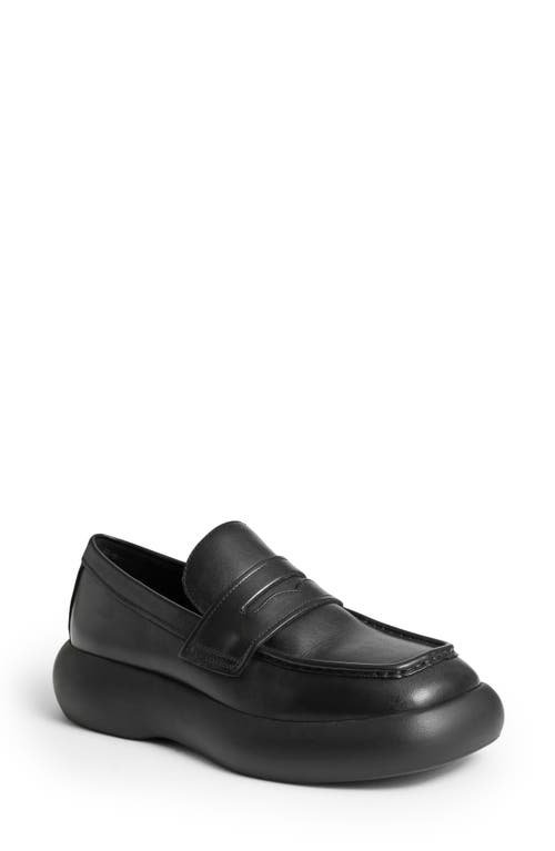 Vagabond Shoemakers Janick Platform Loafer in Black