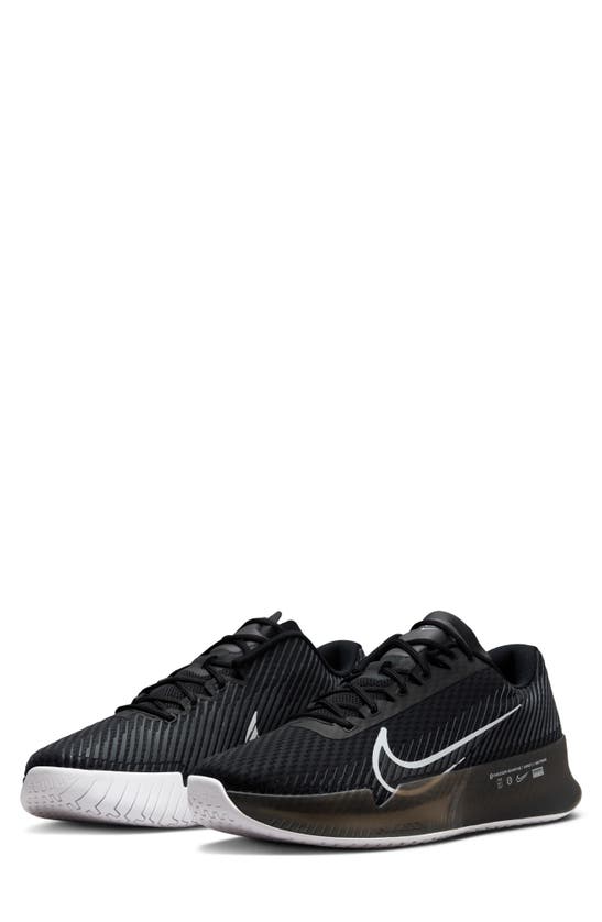 Nike Air Zoom Vapor 11 Hard Court Tennis Sneaker In Black/ White/ Anthracite