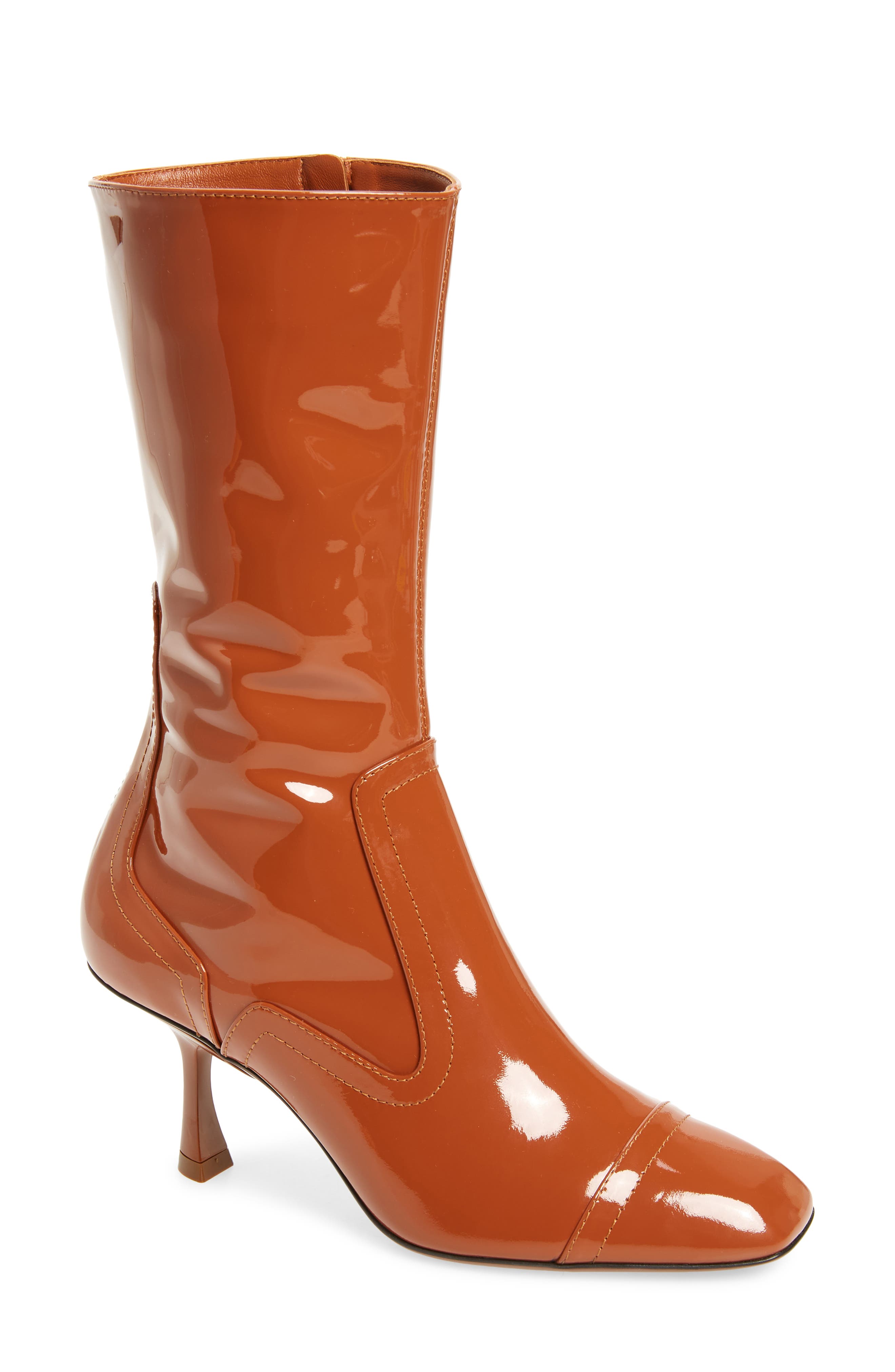 orange womens boots
