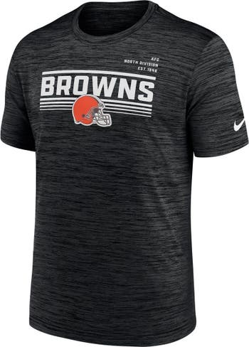 Cleveland Browns Nike Velocity Long Sleeve T-Shirt - Anthracite