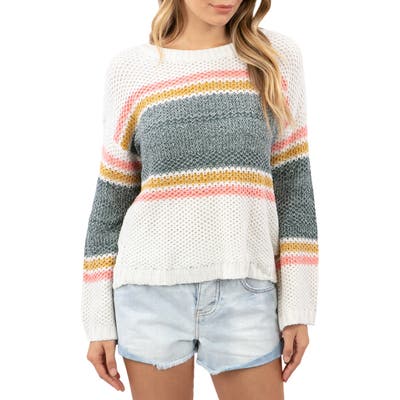 Rip Curl Cruzin Crewneck Sweater, White