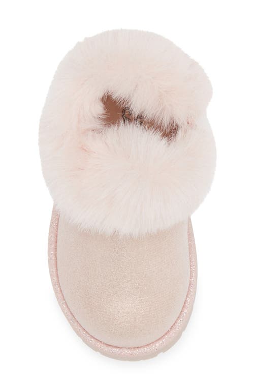 Shop Harper Canyon Kids' Esme Faux Fur Cozy Boot In Pink Light