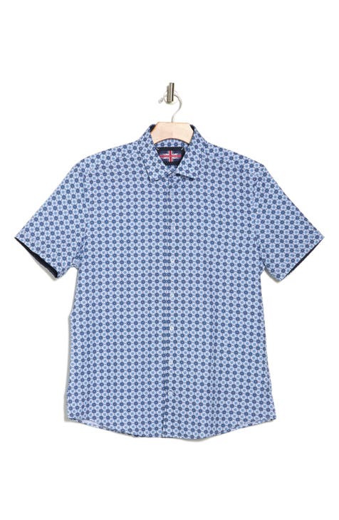 Short Sleeve Performance Button-Up Shirt