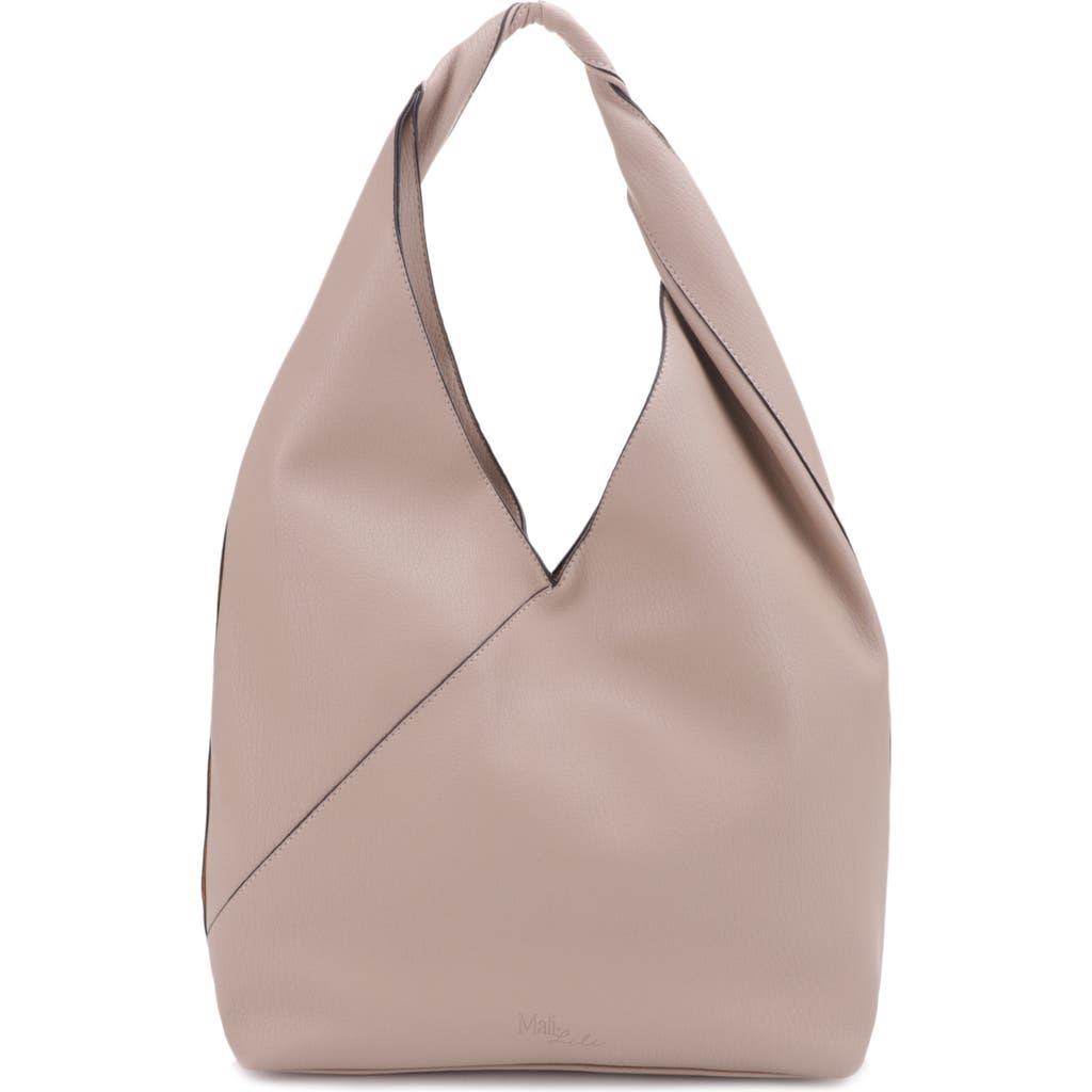 Mali + Lili Katie Vegan Leather Shoulder Bag In Pink
