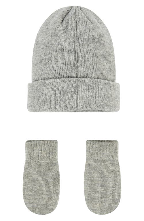 Nike Beanie & Mittens In Dark Grey Heather