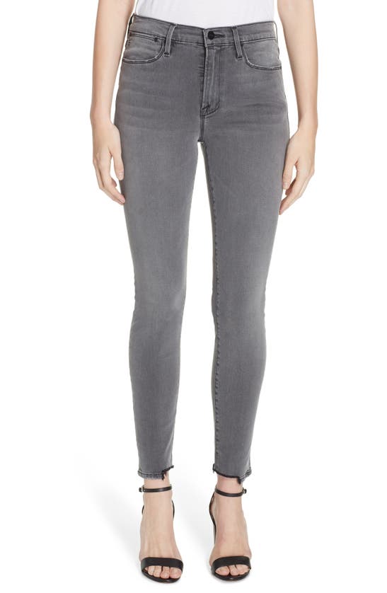 Frame Le High Ankle Skinny Jeans In Dunaway