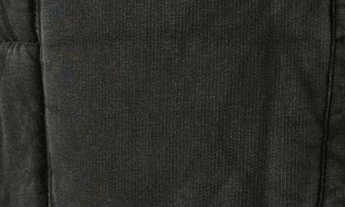 The Normal Brand Jackie Premium Fleece Quilted Lodge Vest In Phantom